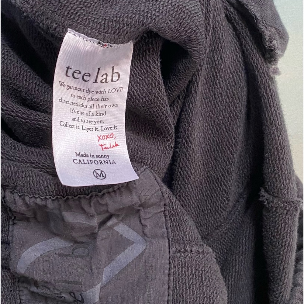 Frank & Eileen Tee Lab Super Crop Triple Fleece Sweatpants Size: M Gray - Picture 8 of 16
